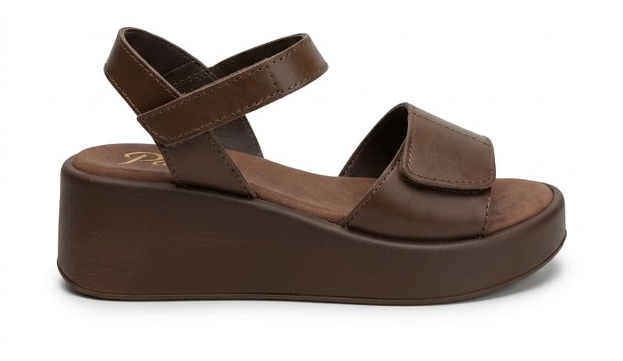 Γυναικεία Δερμάτινα Flatform Parex 12733024