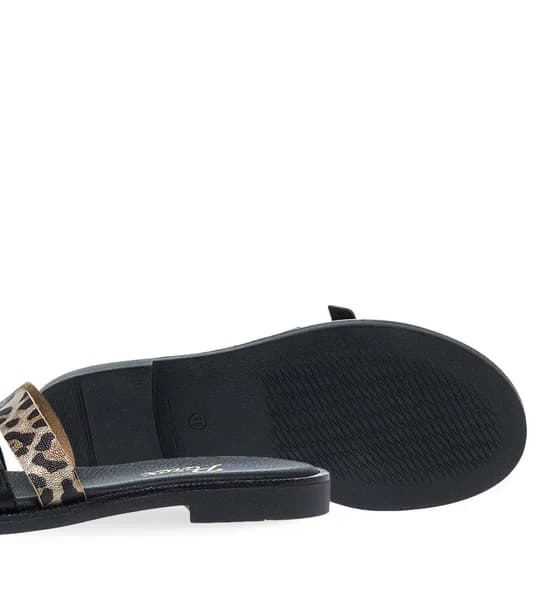 Γυναικεία Δερμάτινα Σανδάλια Parex 11533119 in Black