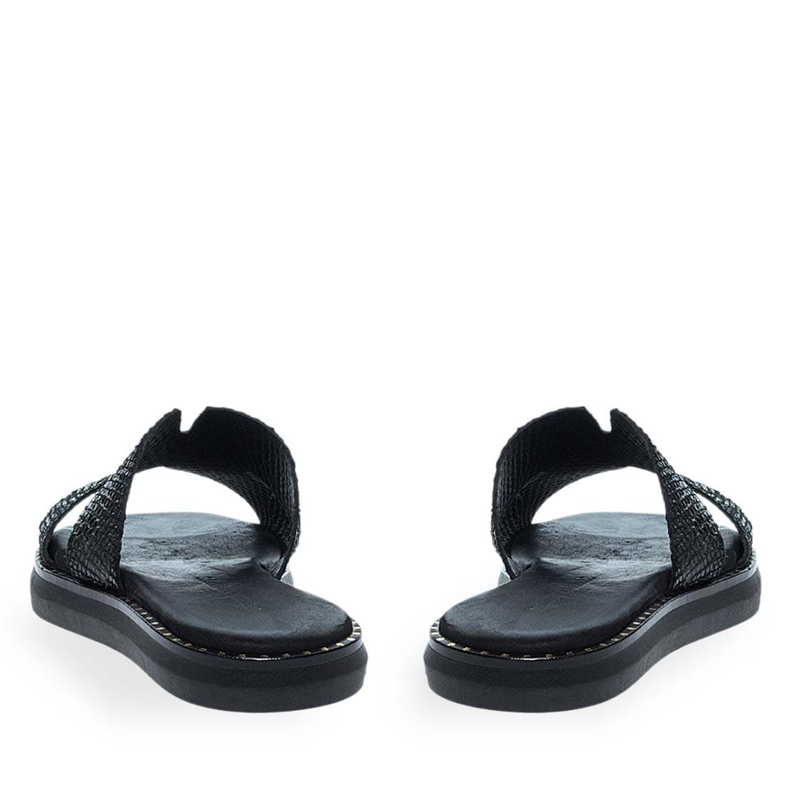 Γυναικεία Δερμάτινα Σανδάλια Maison Minrelle 11533085 in Black
