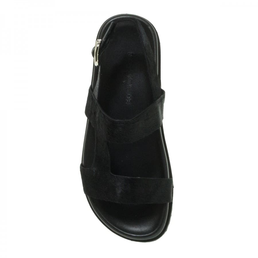 Ponyskin flat πέδιλα MAISON MINRELLE 11633275 in Black