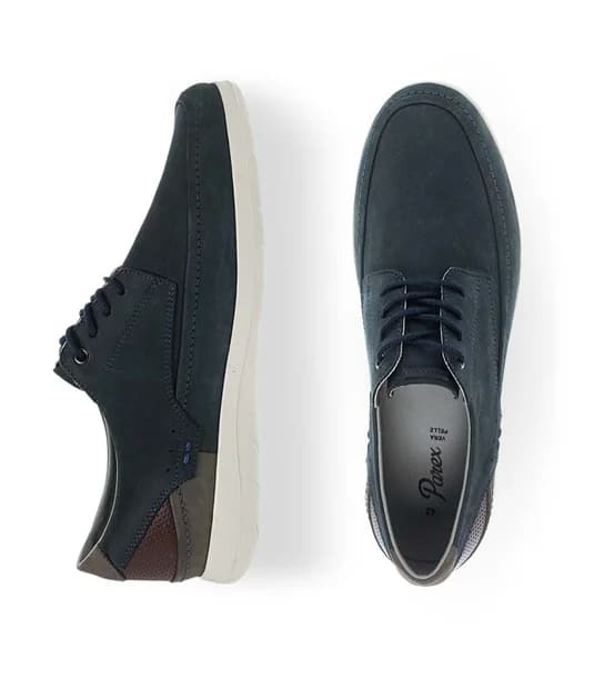 Ανδρικά Δερμάτινα Casual Παπούτσια Parex 13133002 in Blue