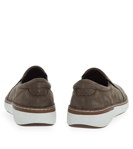 Ανδρικά Δερμάτινα Slip On Παπούτσια Parex 12933005 in Brown