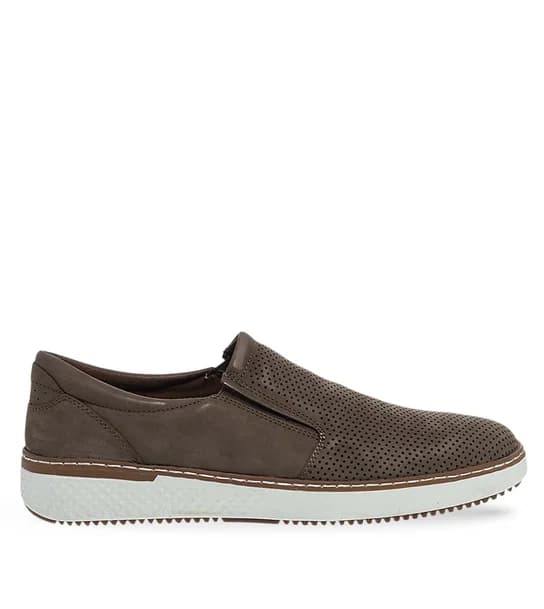 Ανδρικά Δερμάτινα Slip On Παπούτσια Parex 12933005 in Brown