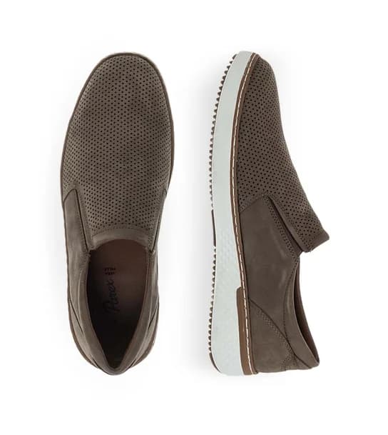 Ανδρικά Δερμάτινα Slip On Παπούτσια Parex 12933005 in Brown