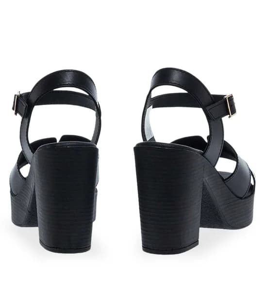 Γυναικεία Δερμάτινα Πέδιλα Parex 11633208 in Black